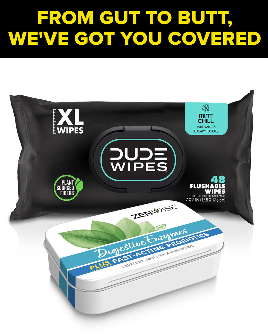 Digestive Enzymes + Dude Wipes