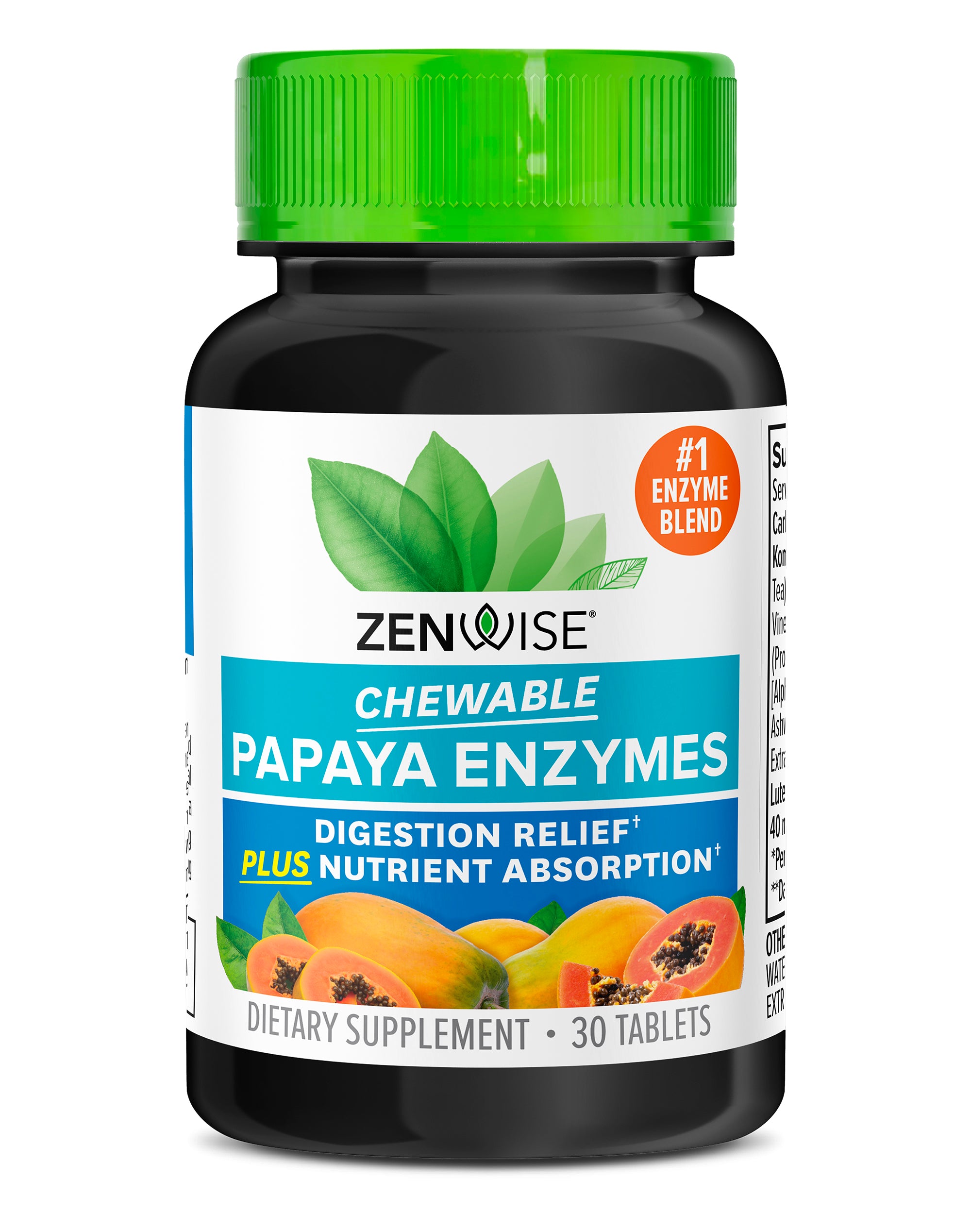 Papaya Enzymes Chewables – Zenwise
