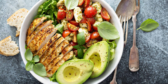 Grilled Chicken Salad with Creamy Pickle Dressing