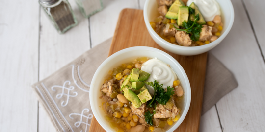 Easy and Healthy White Chicken Chili