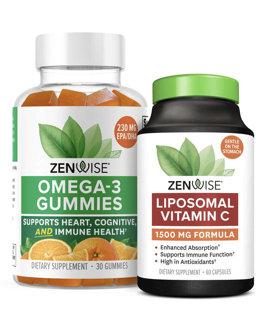 Omega 3 Gummies and Liposomal Vitamin C